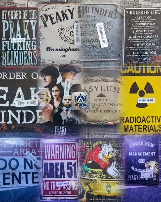 Placa Metálica (alumínio) c\ 20x30cm