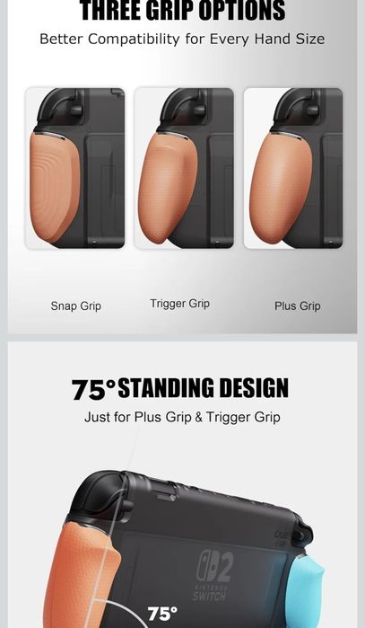 Capa stand grip switch 2 savage Raven skull and co