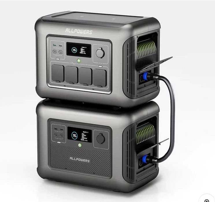 ALLPOWERS R1500 1800W + B1000 | 2304Wh – Energia de Emergência para Casa