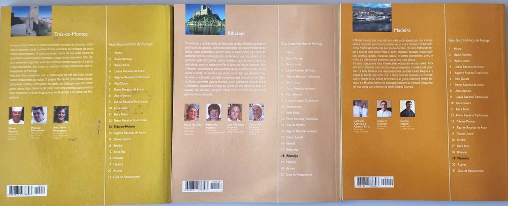 Guia Gastronómico de Portugal (9 volumes)