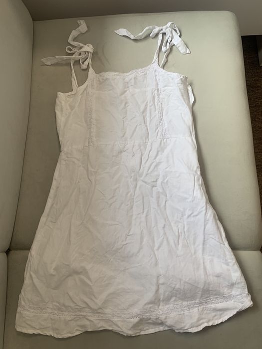 Белый сарафан лён Colin’s XS/S 250гр