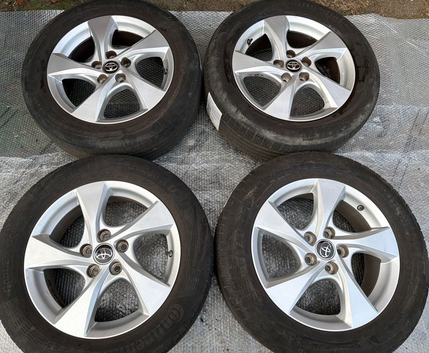 Felgi Aluminiowe TOYOTA CHR 5x114.3 ET45 6.5x17” CZUJNIKI TPMS idealne
