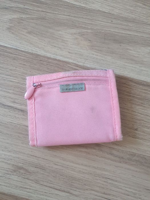 Portfel dziecięcy dla dziewczynki pudrowy róż adidas