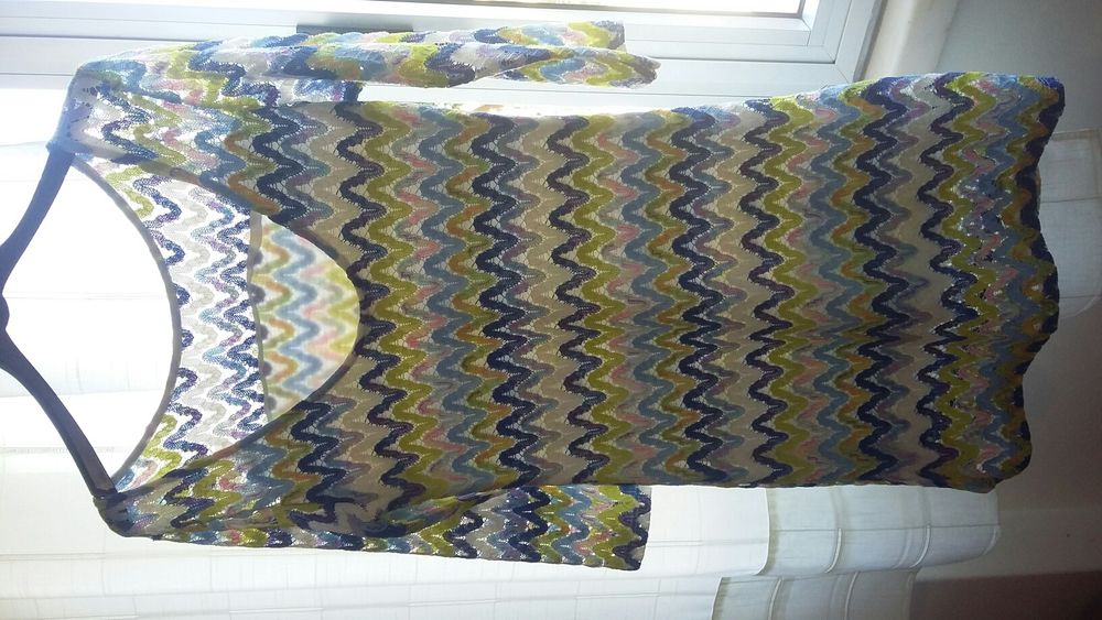 Vestido malha/renda