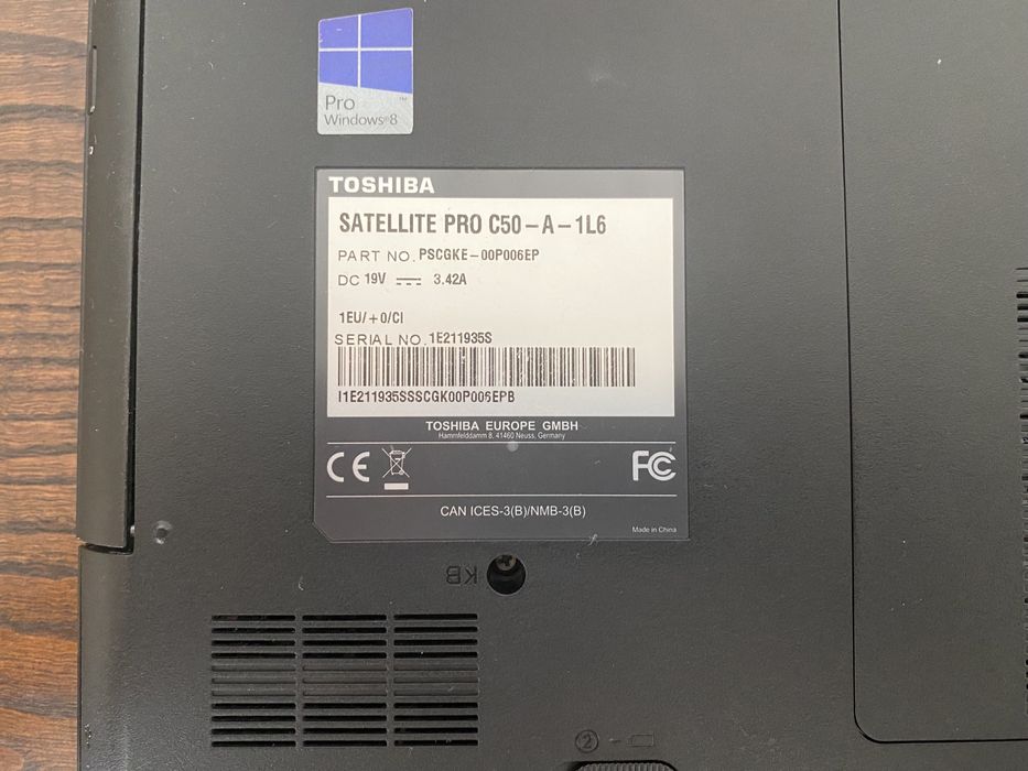 Vendo portátil toshiba satellite pro c50