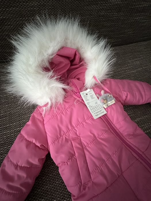 Зимовий комбінезон для дівчинки 62-68 розмір