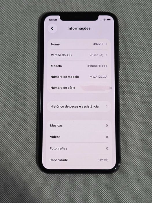 Iphone 11Pro 512gb. 100% Bateria. Muito bom