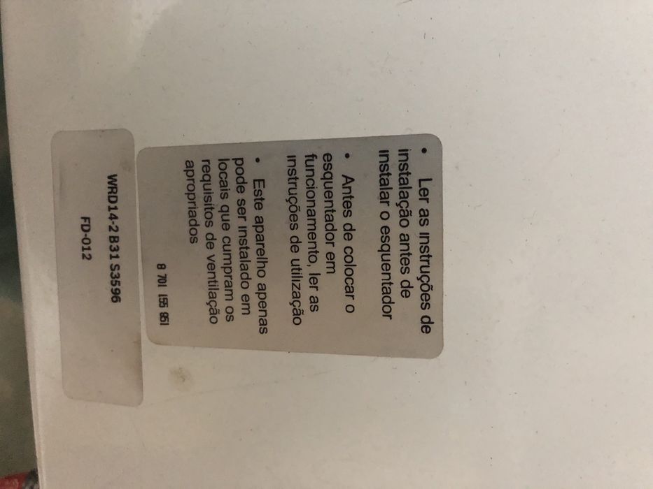 Esquentador grande como novo