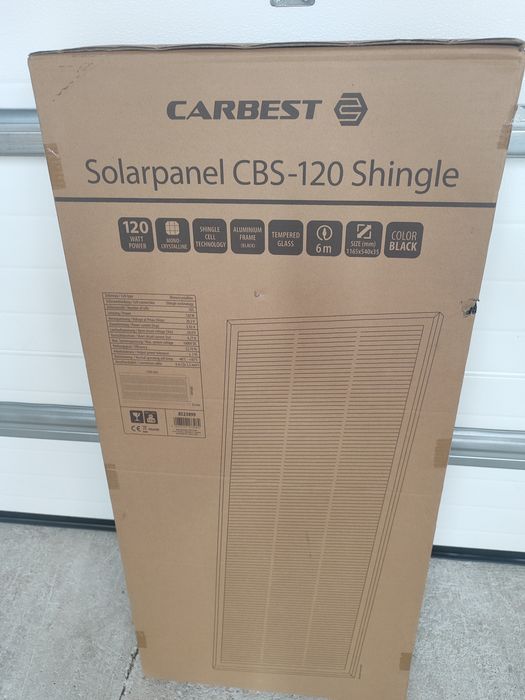 Painel Solar Carbest CBS-120 W Shingle (Novo na caixa)