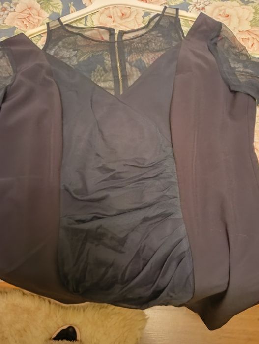 Suknia w granat grafit 42 XL