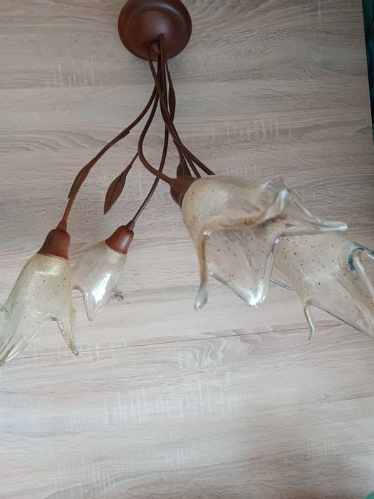 ŻYRANDOL sufitowy klasyczny kwiat