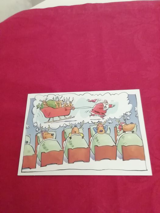 Postal de natal da marca Hallmark