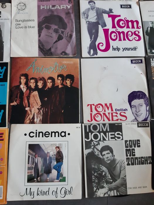 Discos singles em vinil