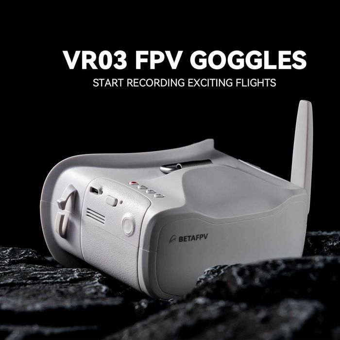 BETAFPV VR03 FPV окуляри з антеною 5.8G 3dBi та записом на SD карту