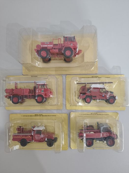 Miniaturas bombeiros, escala 1:43