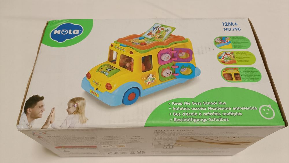 Autobus Interaktywny Książka Edukacyjna Szkolny