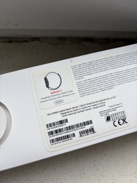 Zegarek Apple Watch 7 pelen komplet. Cellular. Polecam