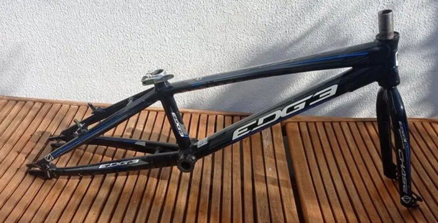 Quadro e garfo de BMX Race, Edge Expert XL