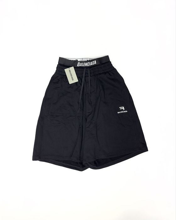 Шорти Balenciaga shorts balenciaga sport спортивні шорти balenciaga black чорні project g/r double waist M L