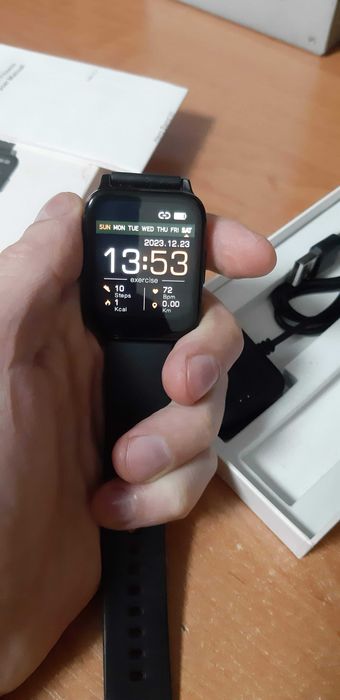 Smart Watch Hero Band III Black Кльовий смарт-годиник, датчики функції