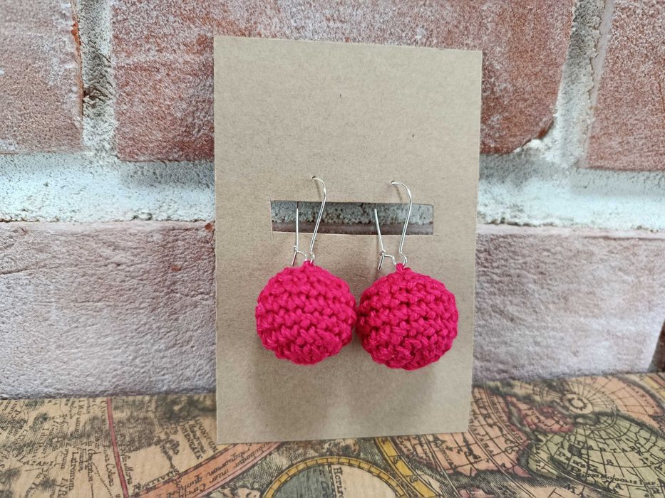 kolczyki na szydełku handmade