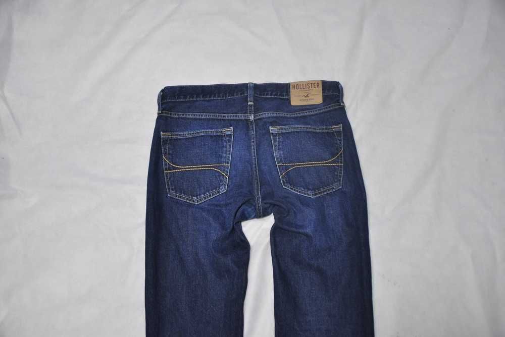 HOLLISTER M 88cm 32/32 męskie spodnie jeansowe slim straight fit s6v