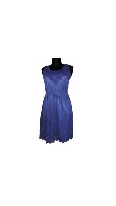 Elegancka sukienka Reserved haftowany tiul przed kolana XS/34 | 292G