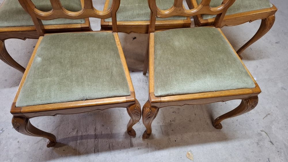 Krzesła ludwikowskie cena za 5szt