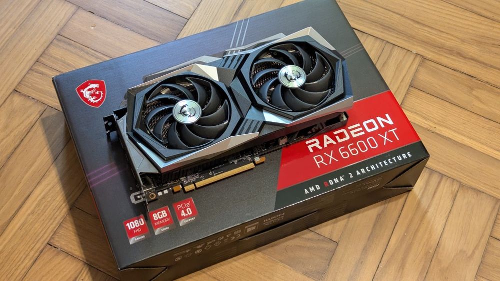 MSI RADEON RX6600XT GAMING X 8GB ジャンク MSI Radeon RX 6600 XT GAMING X 8GB GDDR6 - Karty graficzne