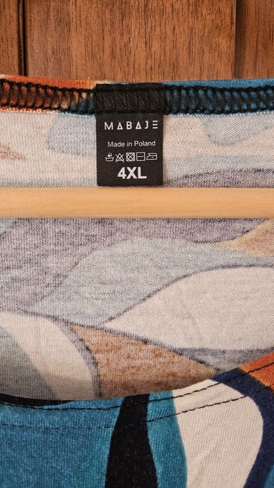Sukienka krótki rękaw lekka 48-4XL Mabaj