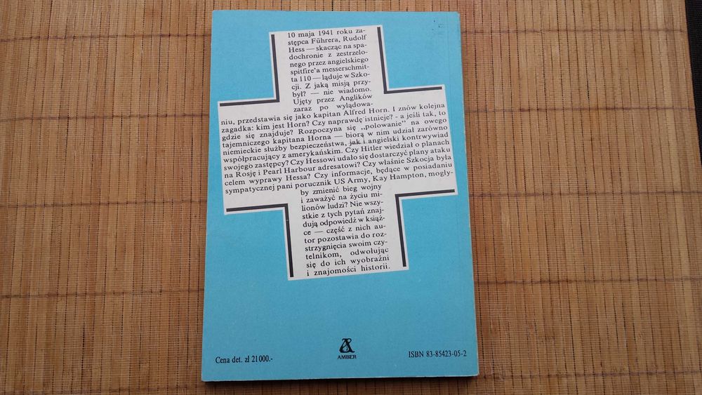 Książka James Barwick Cień wilka wydanie I