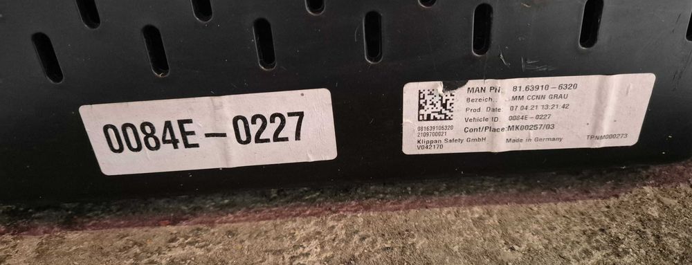 MAN TGA TGX TG Klippan Lodówka Schowek 81.63910.6320 Nowa OE