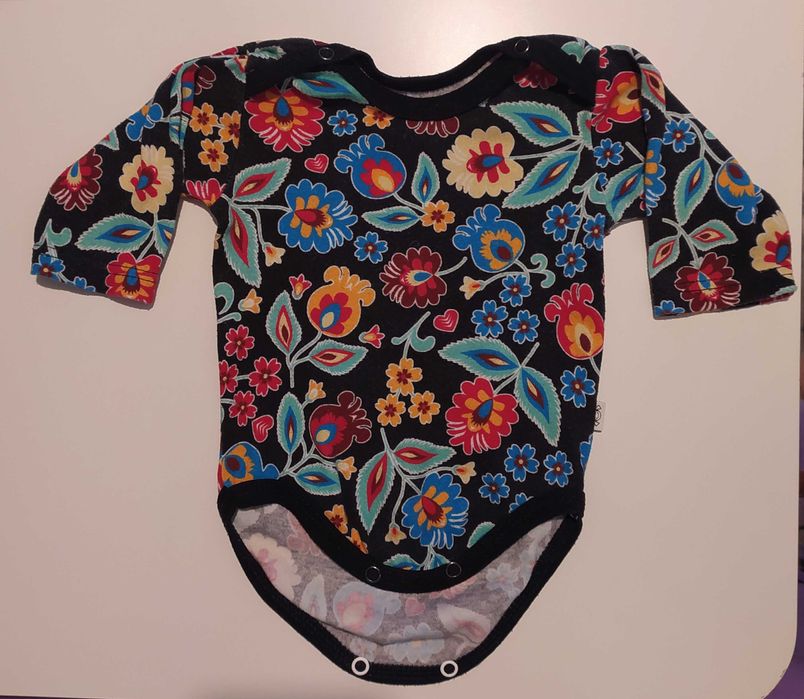 Body niemowlęce 62 , 1-3 łowicki wzor kasiaubranka