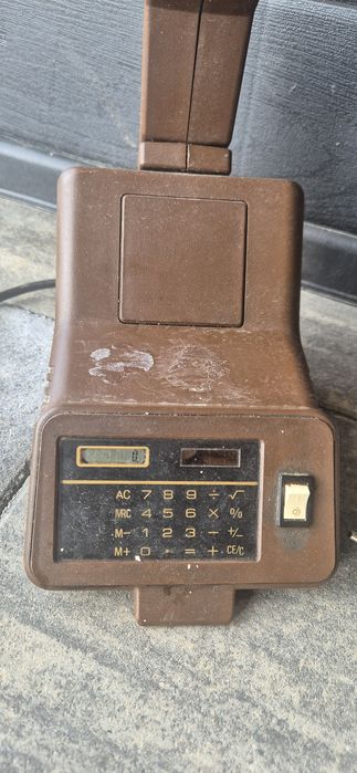 Kultowa lampka biurkowa z kalkulatorem  Polam sprawna prl retro