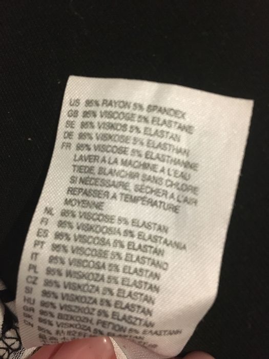Bialo czarna spodnica H&M r.38