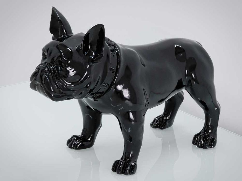 FIGURKA LAMPART LAMPARD Gepard 30x8x8cm srebna Nr.547
