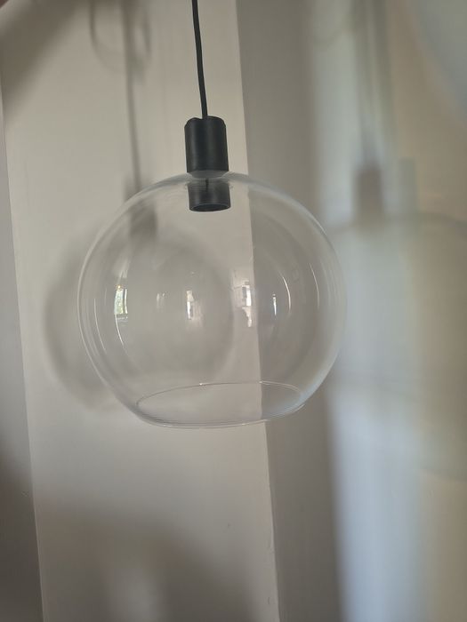 Lampa wisząca - szklana kula