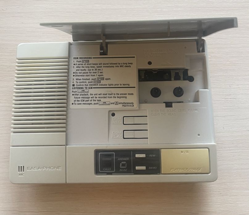 Винтажный автоответчик Panasonic KX-T1000