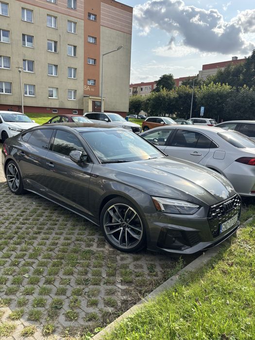Audi A5 Sportback 45TFSI 265 KM, 2x S-line, 2023 rok - ZAMIANA