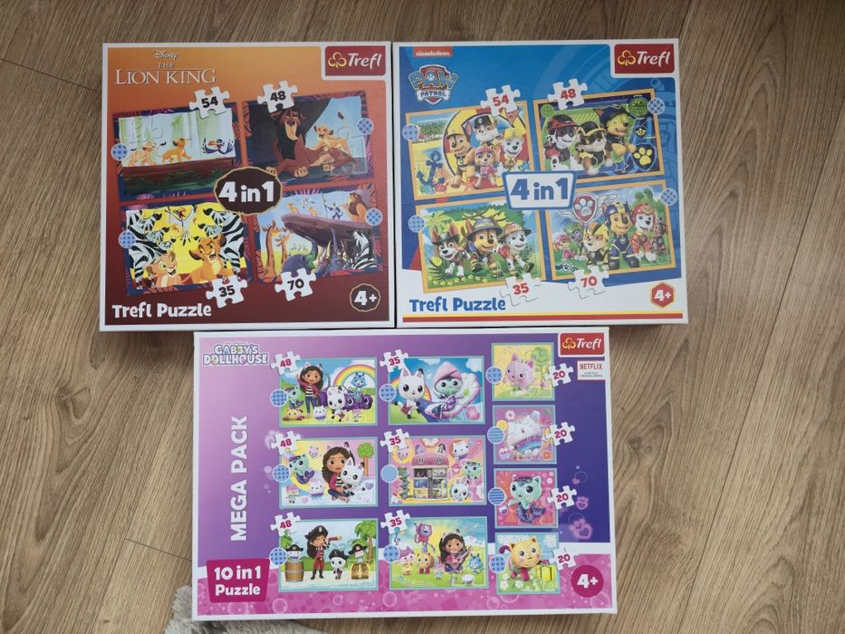 Puzzle 4+ Trefl  Psi Patrol Król Lew Gabby