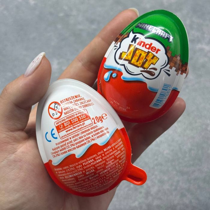 Кіндер джой серія майнкрафт