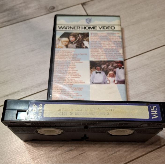 Alicja w krainie czarów cz 1 i 2 Pierwsze wydanie Contal i Oz VHS