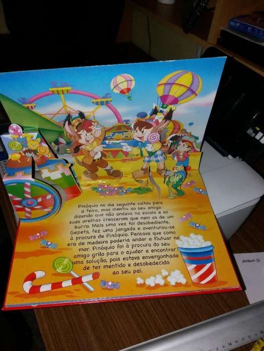 Pinóquio - Livro infantil tridimensional