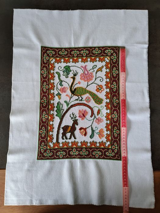 Quadro arraiolos em macramé - novo64752020070402122
