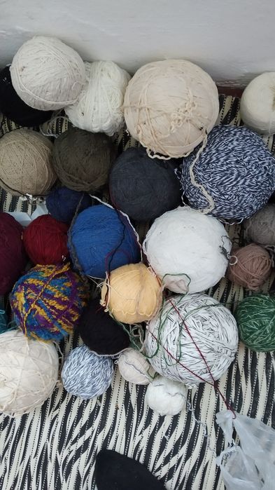 Продам нитки для вязания б/у