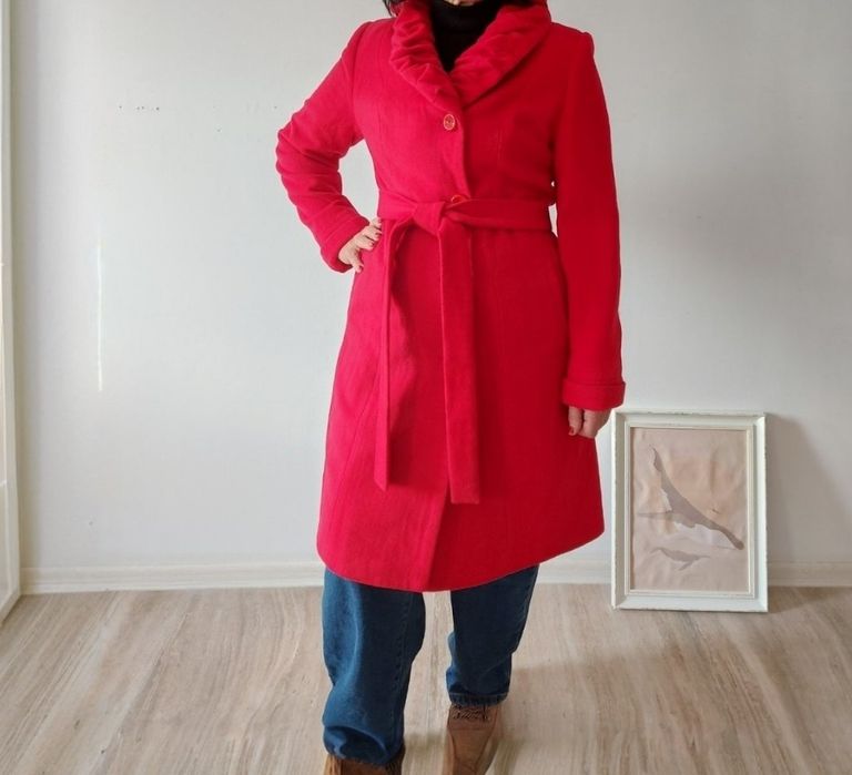 Пальто жіноче кашемір Ricco. Розмір L