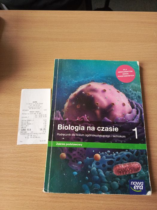 książka od biologi