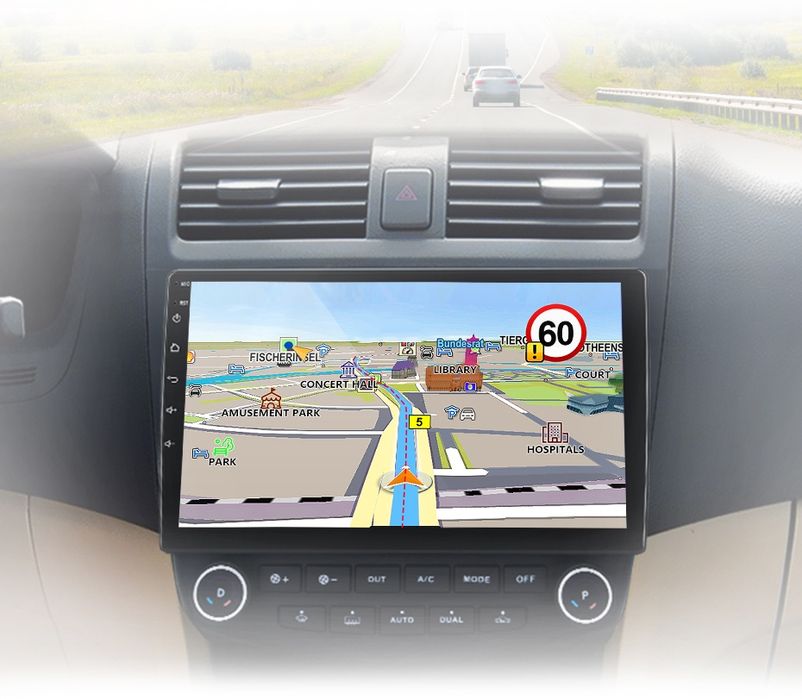 Rádio 10" android HONDA ACCORD 7 de 2/32GB CARPLAY WIFI GPS Novo