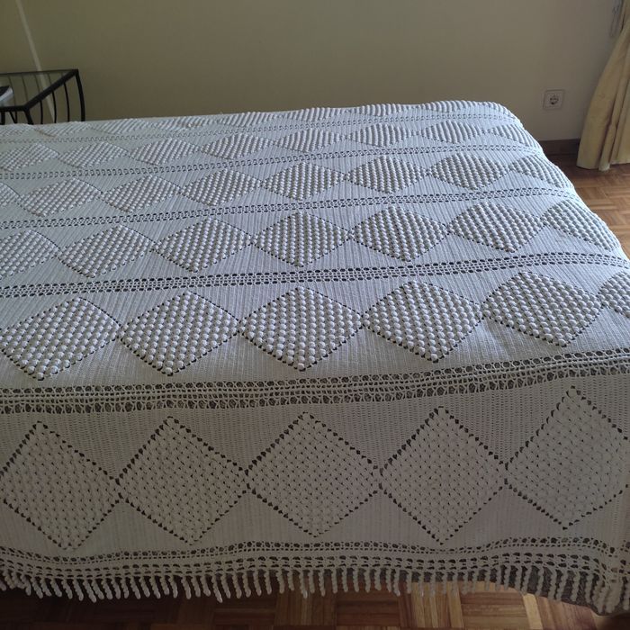 Colcha em crochê
