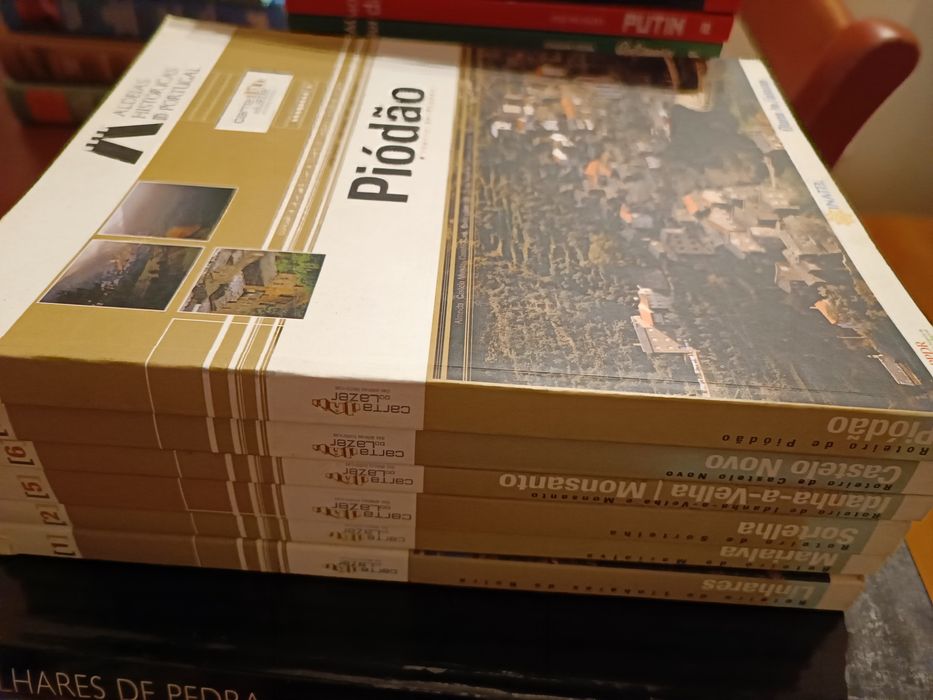 6 Livros - Aldeias Históricas de Portugal - BARATÍSSIMOS
